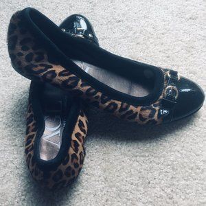 AGL Attilio Guisti Leombruni Leapard Print Flats